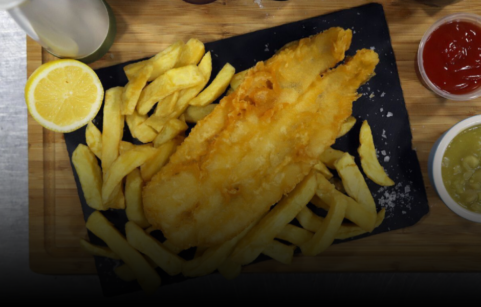 Crispy Fish & Chips Frankies Fish and Chips Pizzeria Dundee